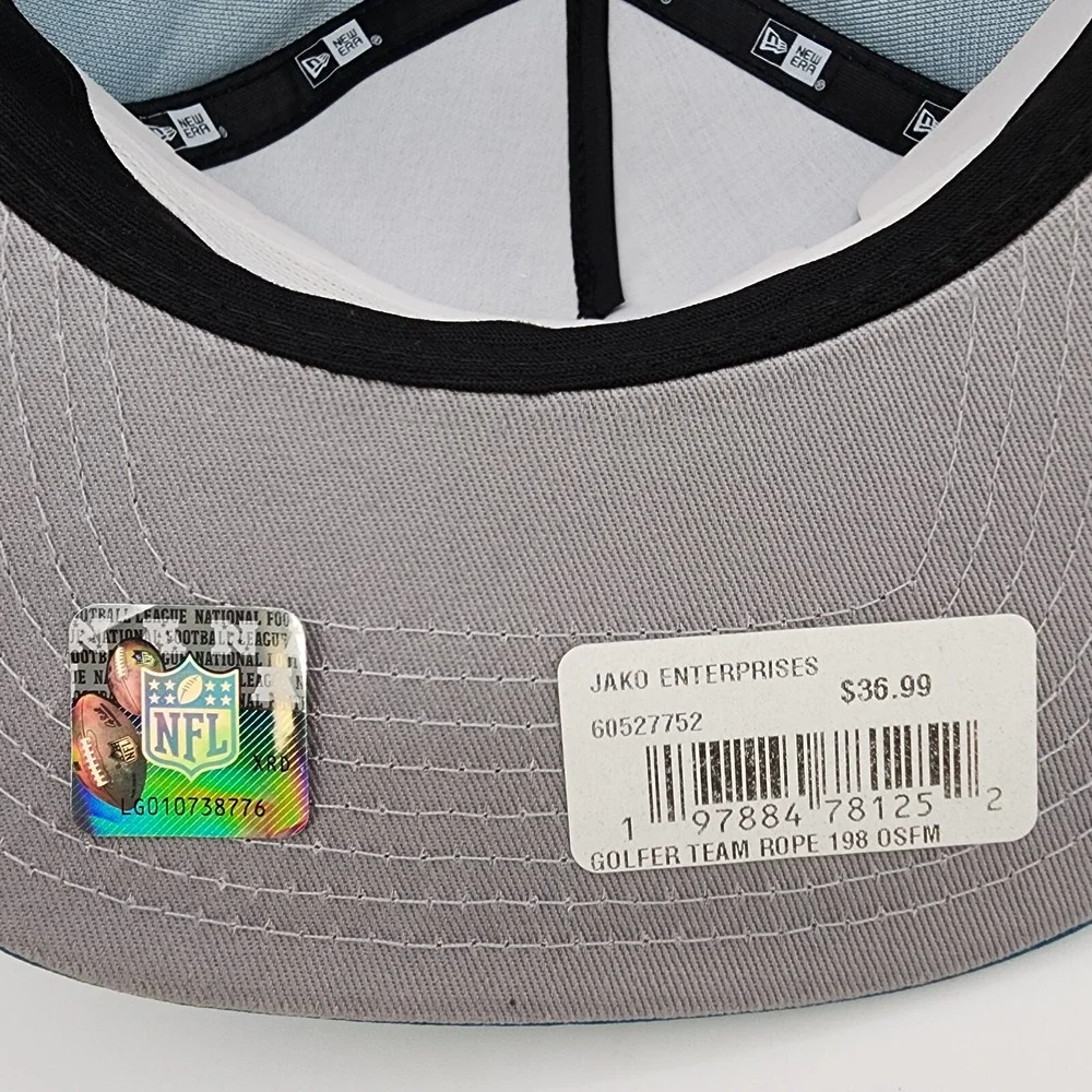 Miami Dolphins NFL New Era 9Fifty Rope‎ Golfer Hat Satin Adult Snapback Cap NEW